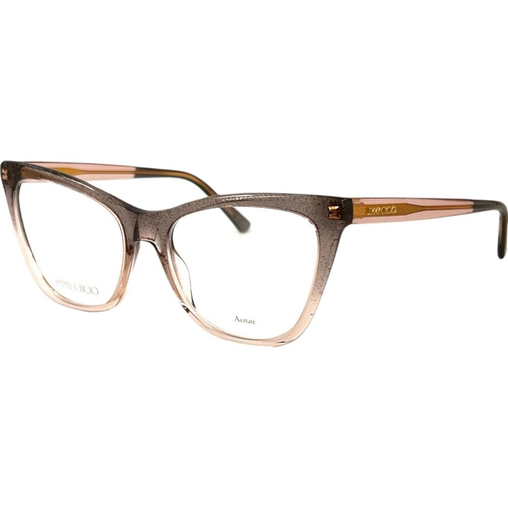 Jimmy Choo JC361 Women's Eyeglass Frame Nude Glitter